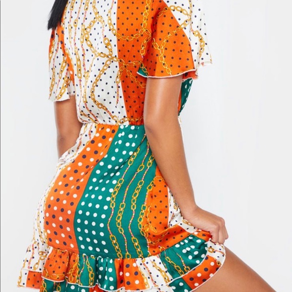 NWT PLT Ruched Satin Dress - Picture 3 of 8